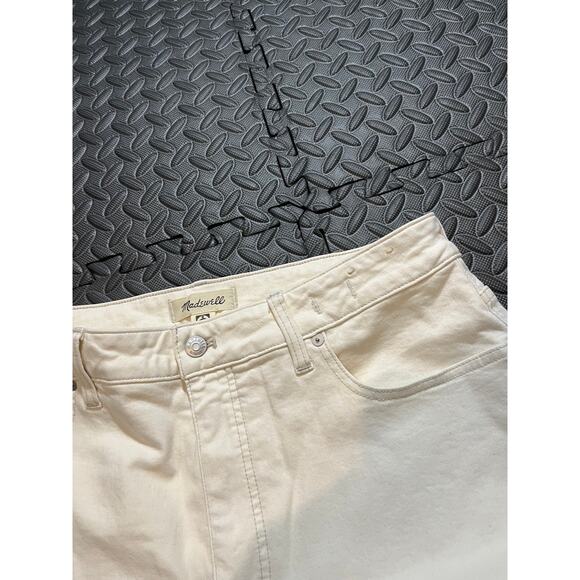NEW Madewell‎ The Curvy '90s Straight Jean White Womens Size 32 Denim Pants - Picture 4 of 10